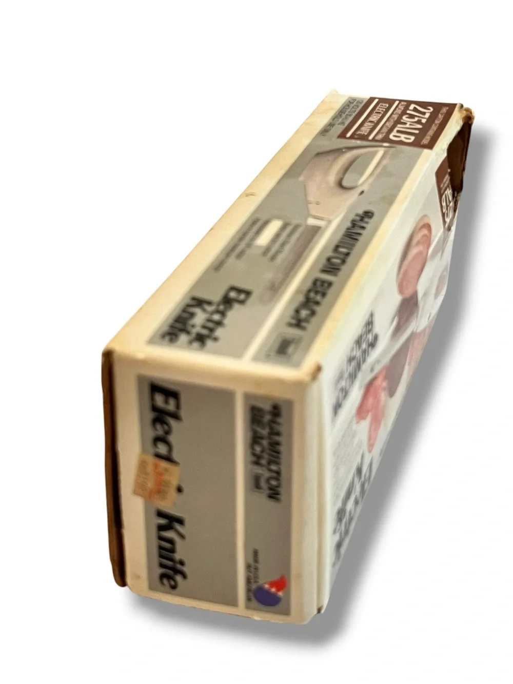 Hamilton Beach 275ALB Almond with Brown Trim Electric Knife  Made In U.S.A. D-6